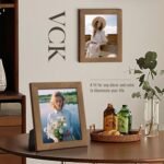 3-Pack VCK 8.5x11 Picture Frames in Brown Walnut Wood Grain - Table & Wall Display for Home Gallery Under $70 - Image 6