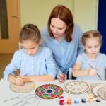 Silipull 24-Set DIY Mandala Wind Chimes for Kids – Unfinished Wooden Coloring Ornaments for Parties, School, and Home Gifts (Under $70) - Image 5