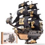 ROKR 3D Wooden Puzzles for Adults,Seahorse Barque Model kit, 603 Piece 3D Puzzles for Adults&Teens,Ideal Gift for Boys and Men