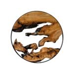 WELLAND Cedar Wood Wall Decor, 16"x16"x1", Irregular Hanging Ornament for Home, Office, Living Room, Bedroom, Entryway, Bathroom - Under $70 - Image 4