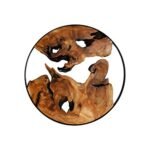 WELLAND Cedar Wood Wall Decor, 16"x16"x1", Irregular Hanging Ornament for Home, Office, Living Room, Bedroom, Entryway, Bathroom - Under $70 - Image 5