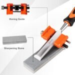 Yunziling 10-Piece Wood Chisel Set with Honing Guide, Sharpening Stone & Pencils – DIY & Professional Carving Tools (6-38mm) - Image 2