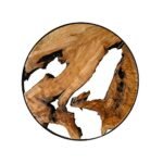 WELLAND Cedar Wood Wall Decor, 16"x16"x1", Irregular Hanging Ornament for Home, Office, Living Room, Bedroom, Entryway, Bathroom - Under $70 - Image 3