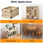 8-Piece Heavy Duty Steel Workbench Bracket Kit for DIY Projects - Image 4