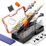 Professional Wood Burning Kit for Pyrography – Complete Tool Set with Accessories for DIY Crafts (Orange) - Image 7
