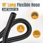 POWERTEC 70356 10 ft Dust Collection Kit for Woodworking Tools & Wet/Dry Vacuums - Image 2