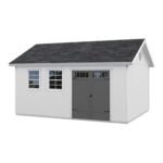 Handy Home Products Scarsdale 12x16 Do-it-Yourself Wooden Storage Shed with Floor Kit- Does not Include Paint or Roofing Shingles