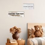 LZIMU Personalized Canvas Wall Art - Custom Family Quote Sign with Rustic Wood Background (6"x18") - Image 6