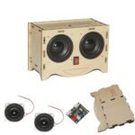 WOSVMN Craft Kit - DIY Bluetooth Speaker Kit, Build Personalized Wood Case Speaker Set, Learning STEM Gifts for Teens