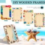 RYKOMO 12-Pack DIY Unfinished Wooden Photo Frames - 4x6" Standing Frames for Crafts, Painting, Birthdays, and Weddings - Image 3