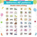 Bencailor 48-Piece Interchangeable Farmhouse Tiered Tray Decor Set: Includes Wood Frames, Ladders, Cards, and Bow Knot (Tray Not Included, Year-Round Seasonal) - Under $70 - Image 5