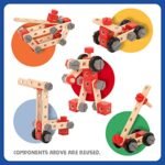 WORKPRO Kids Wooden Workbench Kit – Creative Building Toy Set for Toddlers 3+ - Perfect Educational Gift - Image 6