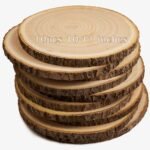 SENMUT 10 Pcs Large Wood Slices for Centerpieces 10-11 inches Wood Rounds for Tables Decor Rustic Wood Circles for DIY Crafts and Wedding Decor Round Wooden Discs Wood Slice Ornaments