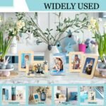 RYKOMO 12-Pack DIY Unfinished Wooden Photo Frames - 4x6" Standing Frames for Crafts, Painting, Birthdays, and Weddings - Image 7