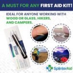 SplinterAid – Painless Splinter Removal Kit (30-Pack) | Quick & Easy Splinter Extraction | Compact First Aid for Home & Travel | Ideal for Hiking & Woodworking | No Tweezers Required - Image 2