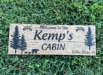 Personalized Engraved Oak Sign – Ideal for Indoor or Outdoor Use | Perfect Custom Name Decor for Any Space | Great Family Cabin Sign | Home Sign (70 Characters or Less) - Image 3