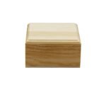 Mini Unfinished Wood Craft Box with Hinged Lid and Magnetic Closure - 3.5 Inch, Ideal for Arts, Crafts, and Custom Gifts - Image 4