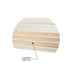 4-Pack Double-Sided MDF Paulownia Wood Canvas Boards, 10"x16", 6.4mm Unfinished for Engraving & Crafts - Image 3