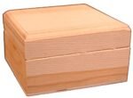 Mini Unfinished Wood Craft Box with Hinged Lid and Magnetic Closure - 3.5 Inch, Ideal for Arts, Crafts, and Custom Gifts - Image 6
